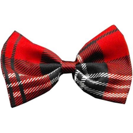 UNCONDITIONAL LOVE Dog Bow Tie Plaid Red UN797153